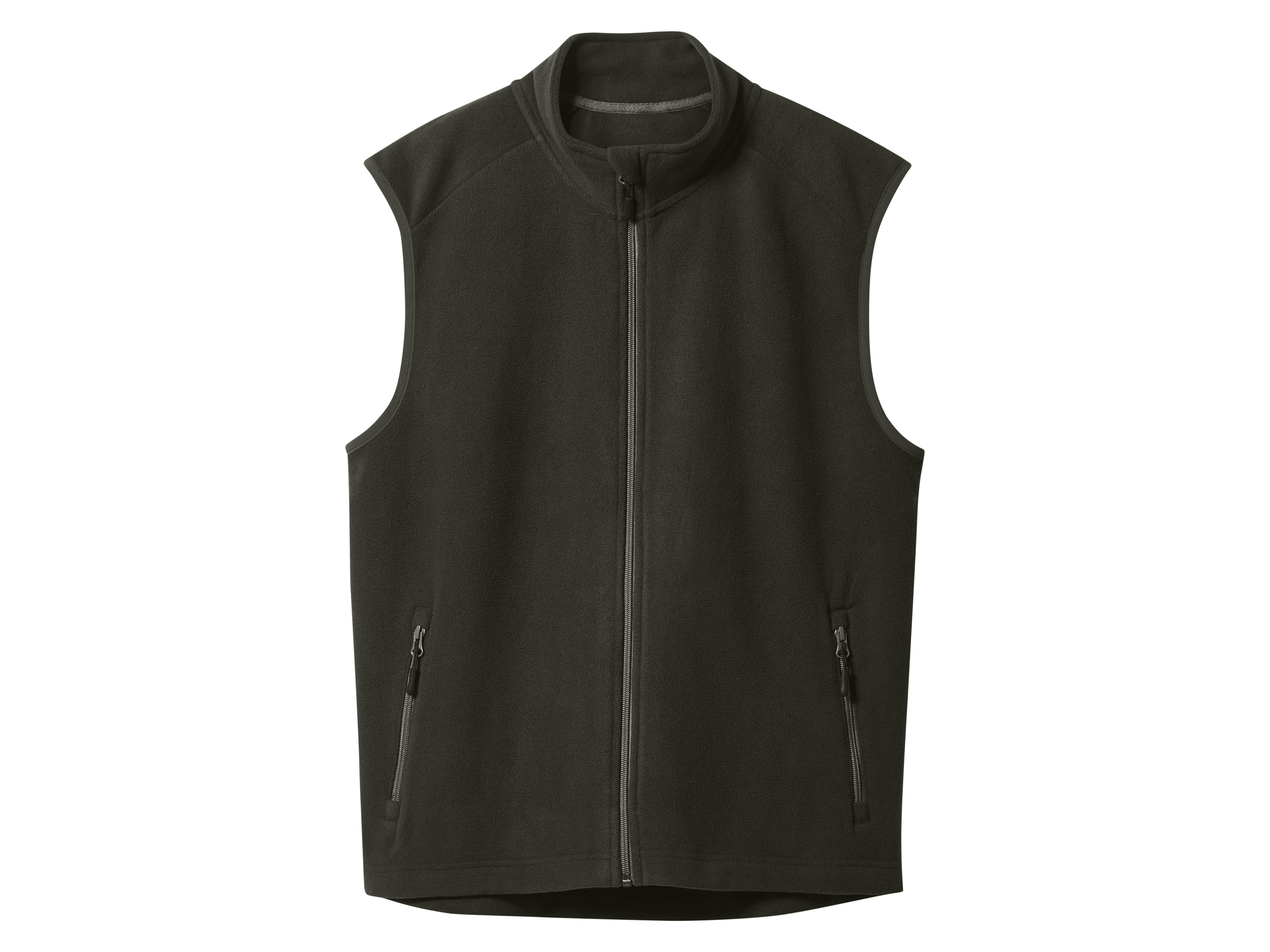 esmara Men Pánská fleecová vesta (černá, XL (56/58))