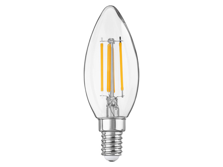 LIVARNO home Filamentová LED žárovka (svíčka E14)