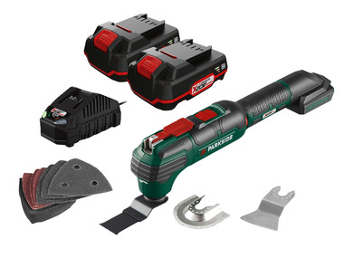 PARKSIDE® Aku multifunkční nástroj PAMFW 20-Li B2, 2x 2 Ah