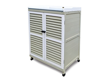 HABAU Zahradní skříň "Mila" s pracovní plochou, 71 x 48 x 100 cm