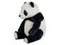 Černobílý sedící plyšový medvídek panda