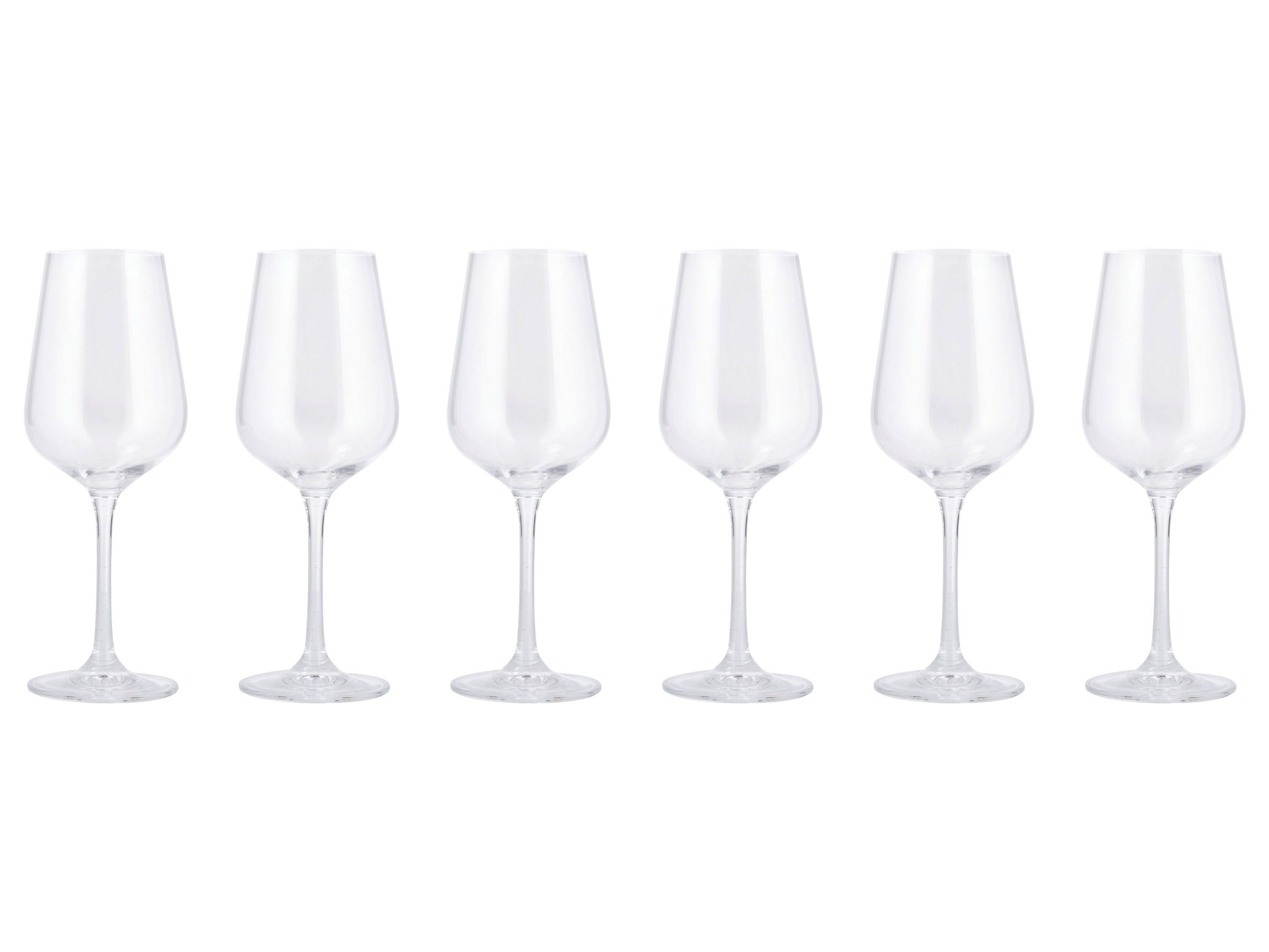 Silvercrest® Sada sklenic na víno/vodu, 6dílná (sklenice na bílé víno)
