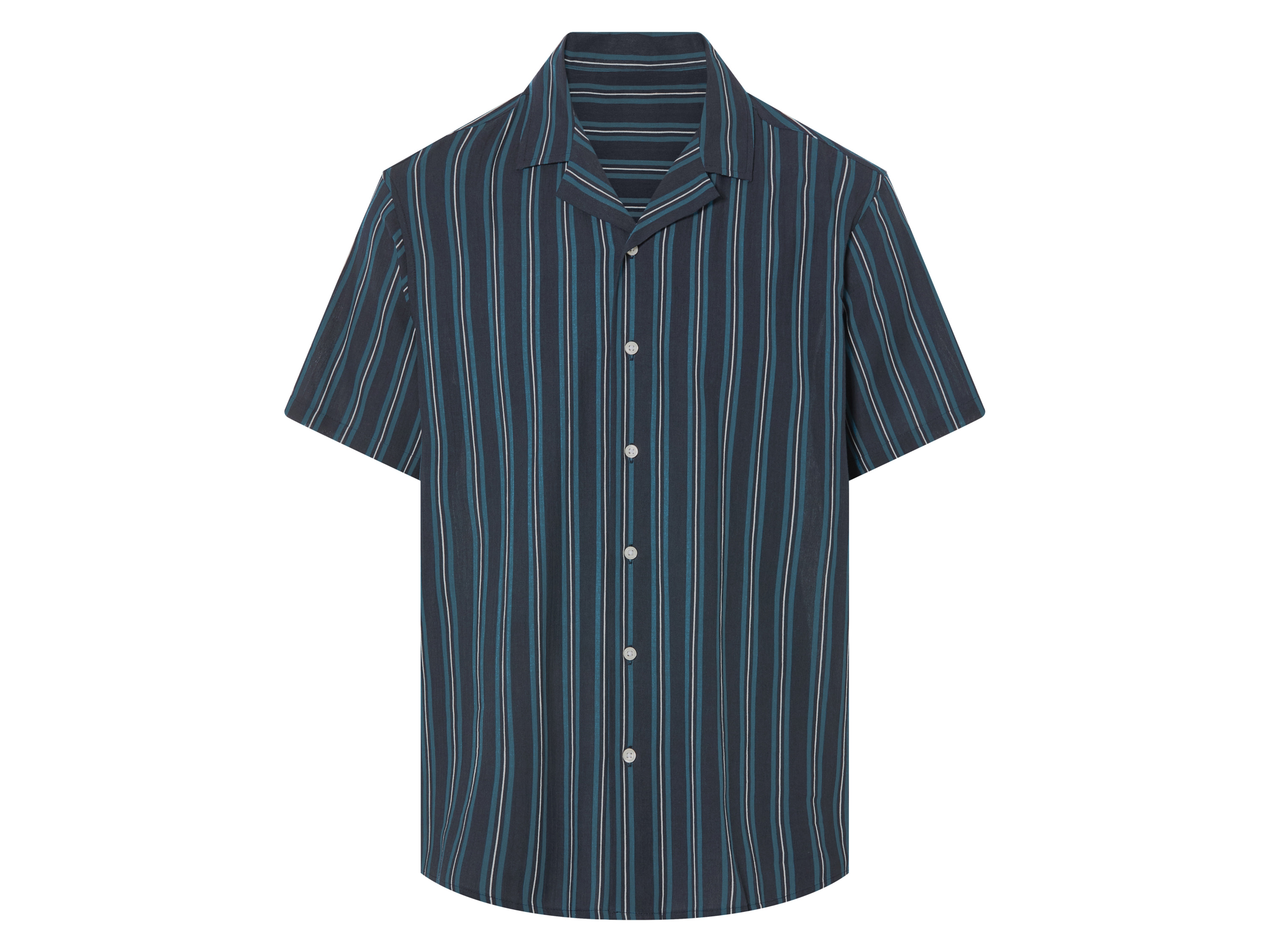 Livergy® Pánská volnočasová košile (tmavě modrá, XL (43/44))