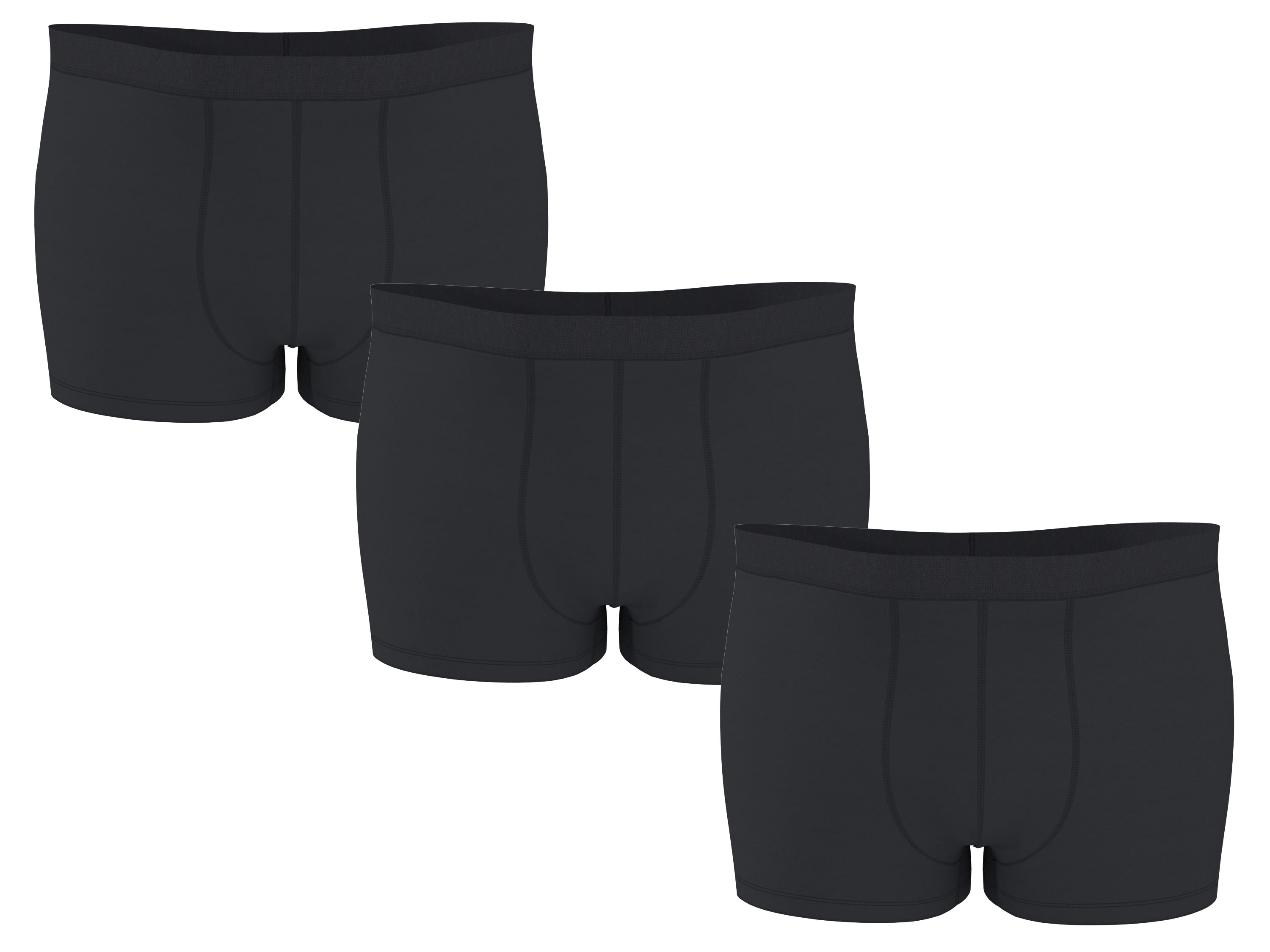 Esmara MEN Pánské boxerky Xxl, 3 kusy (černá, 10/4Xl)