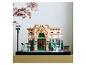 Stavebnice Lego Café Fleur s venkovním posezením a pouliční lampou.