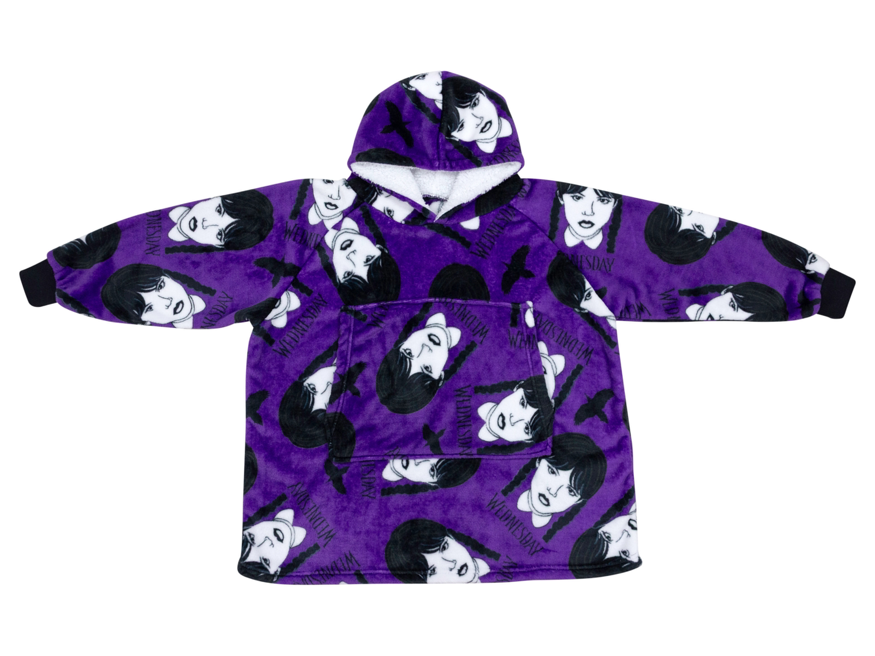 Dětská mikina Wednesday (lila fialová)