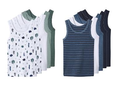 lupilu® Chlapecký nátělník s BIO bavlnou, 5 kusů