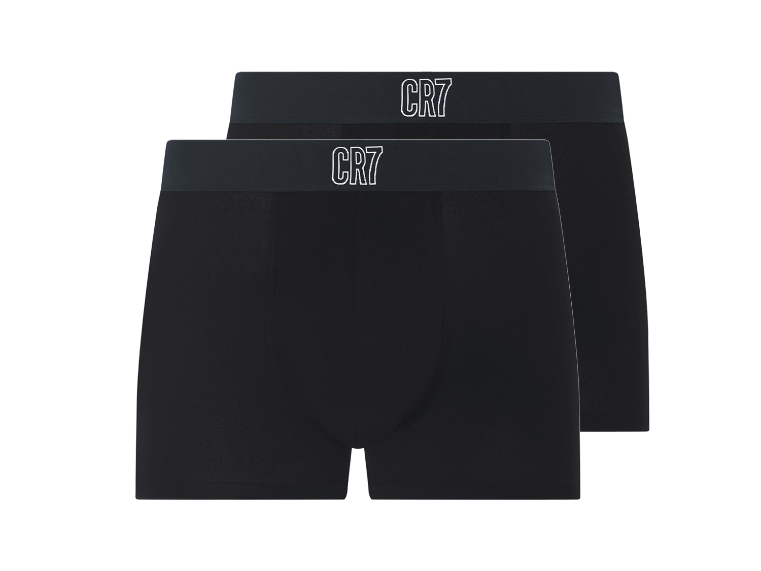 CR7 PĂˇnskĂ© boxerky, 2 kusy (ÄŤernĂˇ, XL)