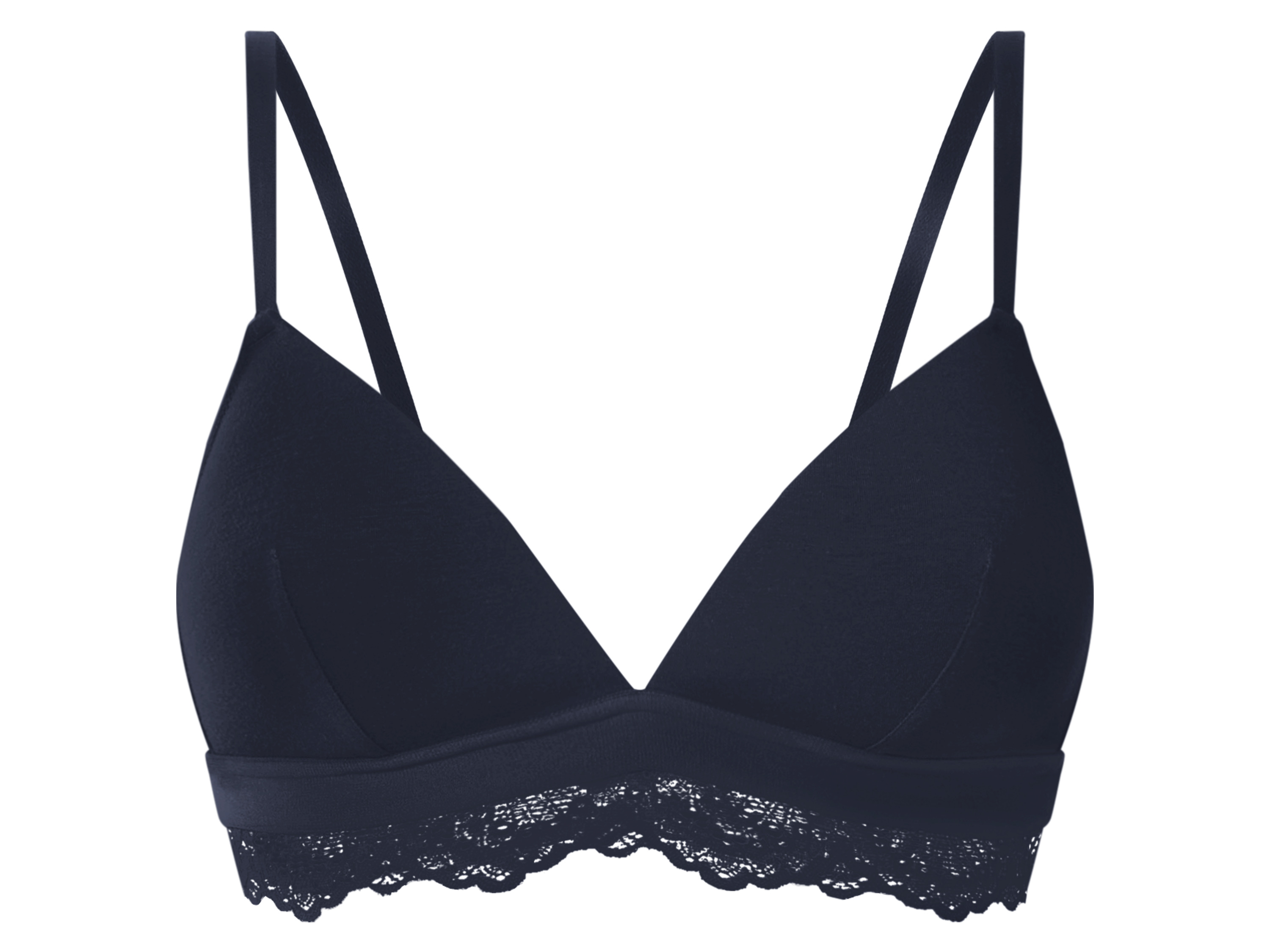 esmara® Dámská podprsenka s krajkou (navy modrá, 75B)