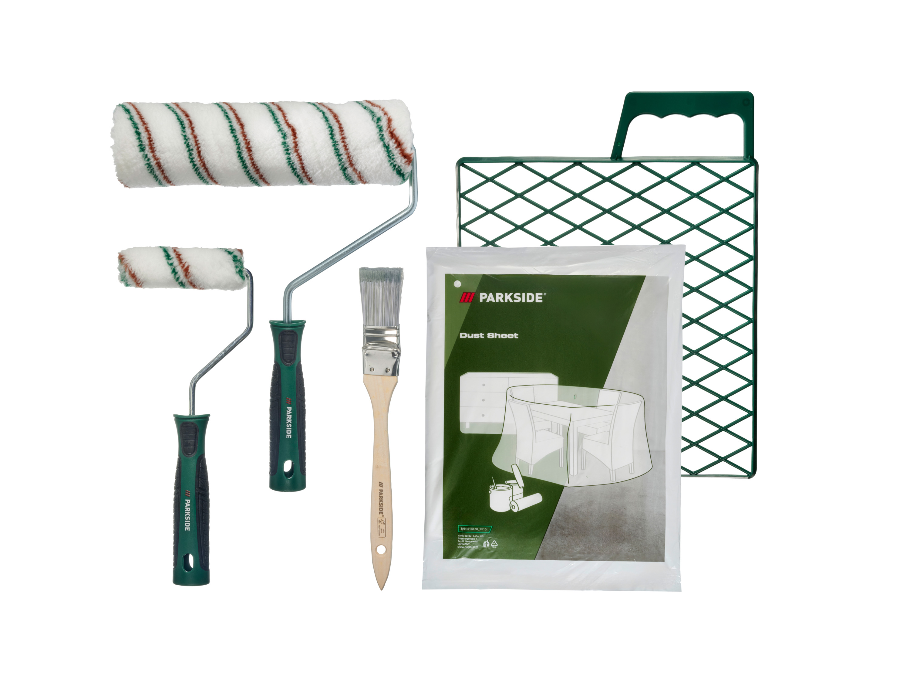 Parkside® Malířská startovací sada / Malířský váleček s hliníkovou teleskopickou tyčí (malířská sada, 7dílná)