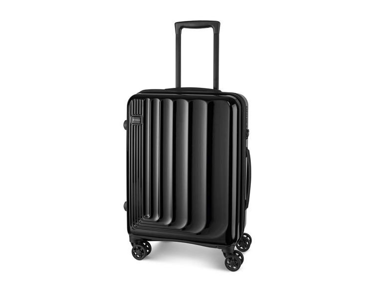  Zobrazit na celou obrazovku Skořepinový příruční kufr, 30/35 l, černá - Obrázek 1