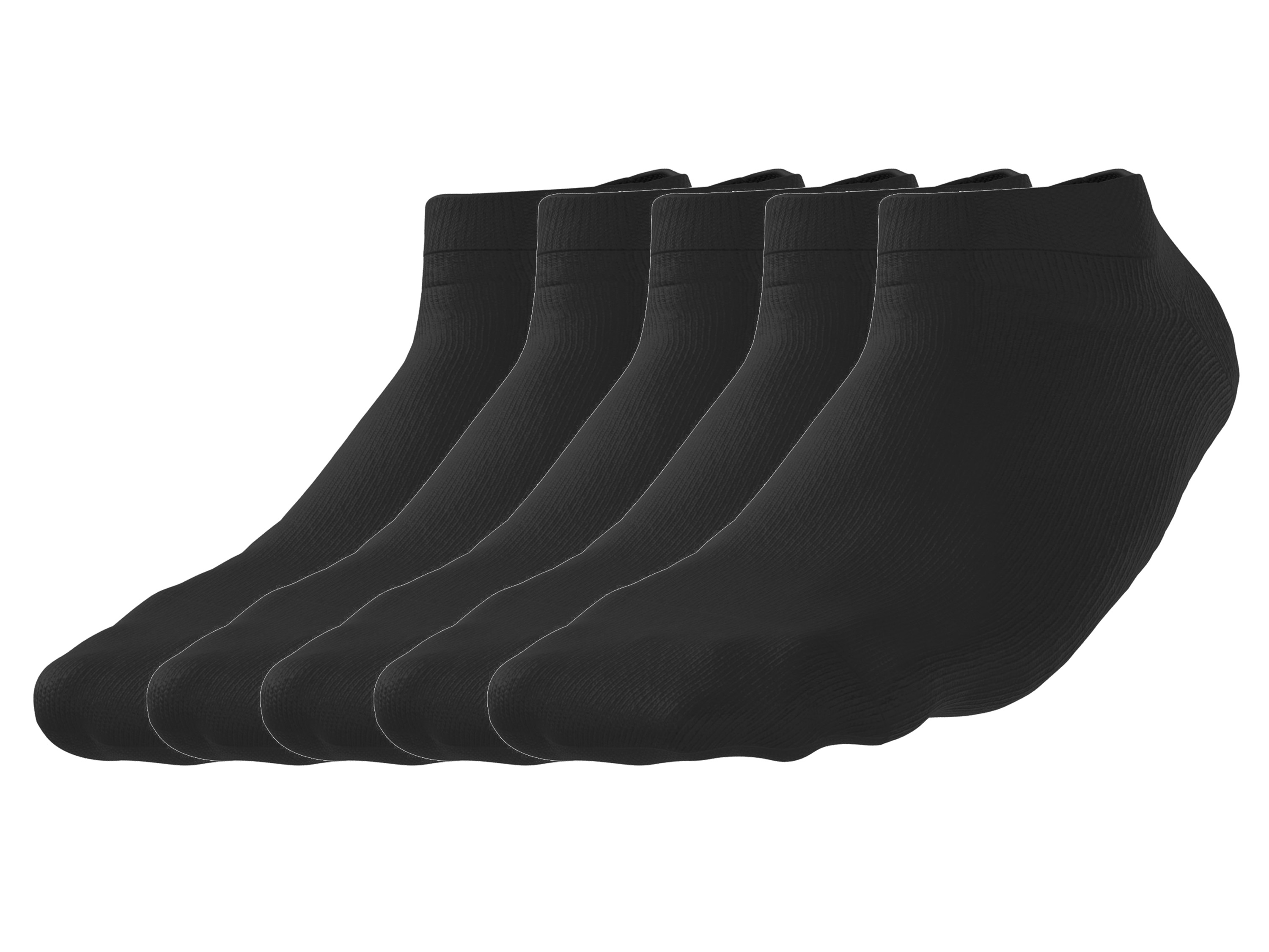 esmara Men Pánské termo nízké ponožky, 5 párů (černá, 39-42)