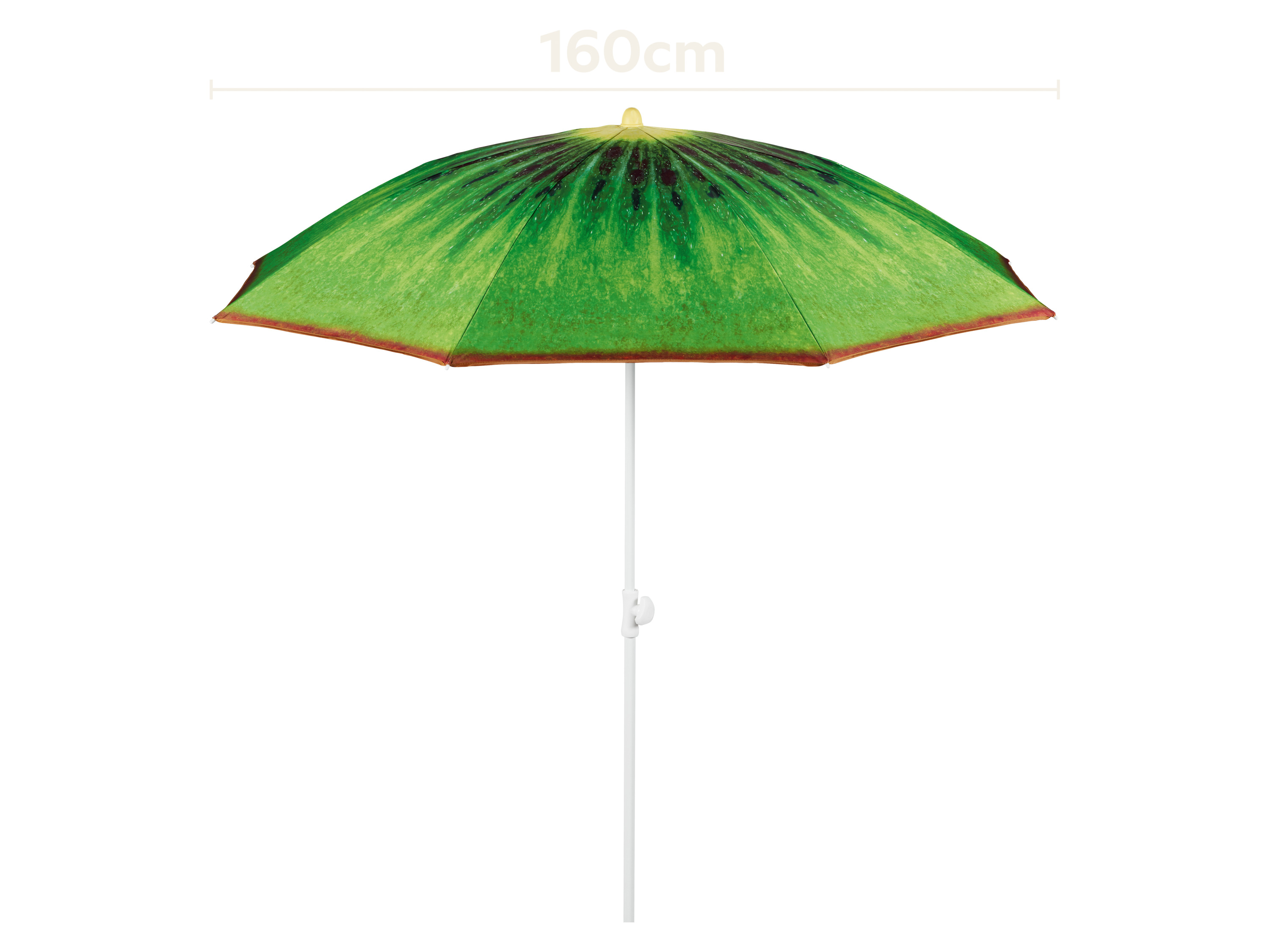 Livarno® Slunečník, Ø 160 cm (kiwi)