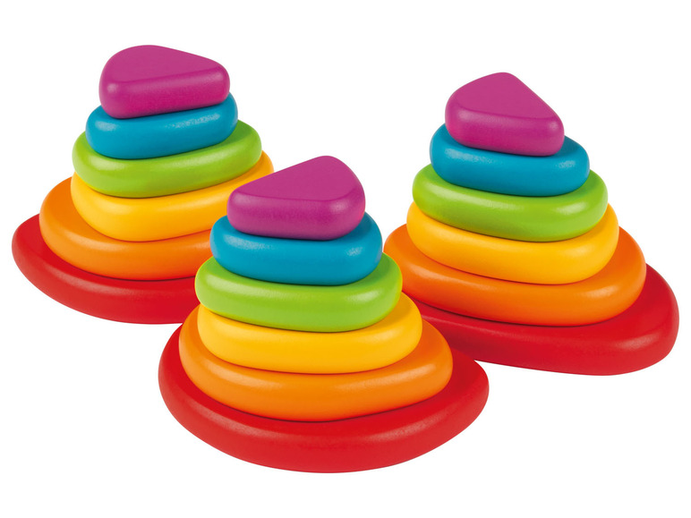  Zobrazit na celou obrazovku Playtive Dřevěná duhová skládačka Montessori - Obrázek 11
