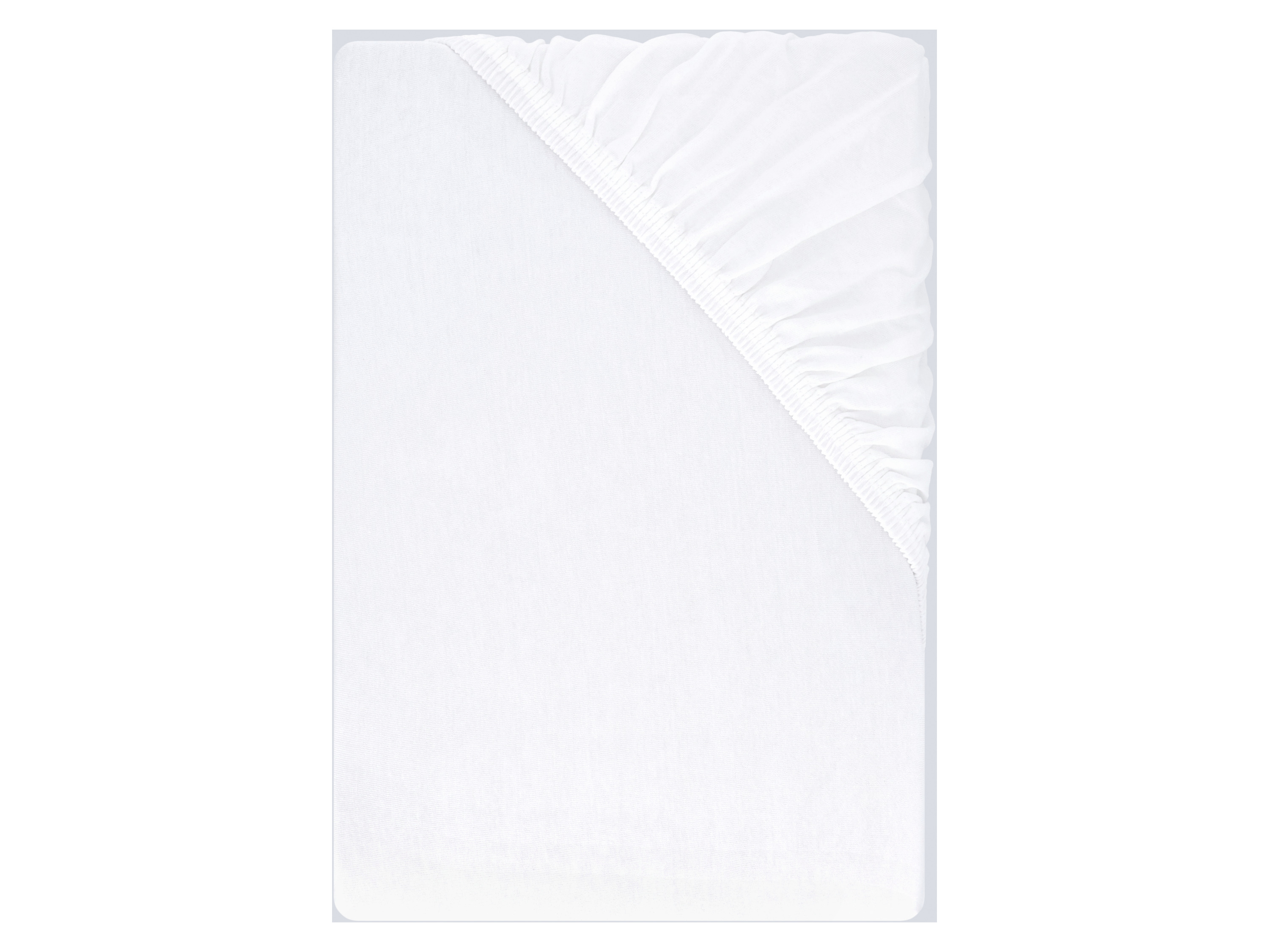 Livarno® Žerzejové napínací prostěradlo, 90–100 x 200 cm (bílá)