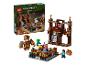Stavebnice Minecraft Movie Woodland Mansion Fighting Ring s figurkami a stavbami.