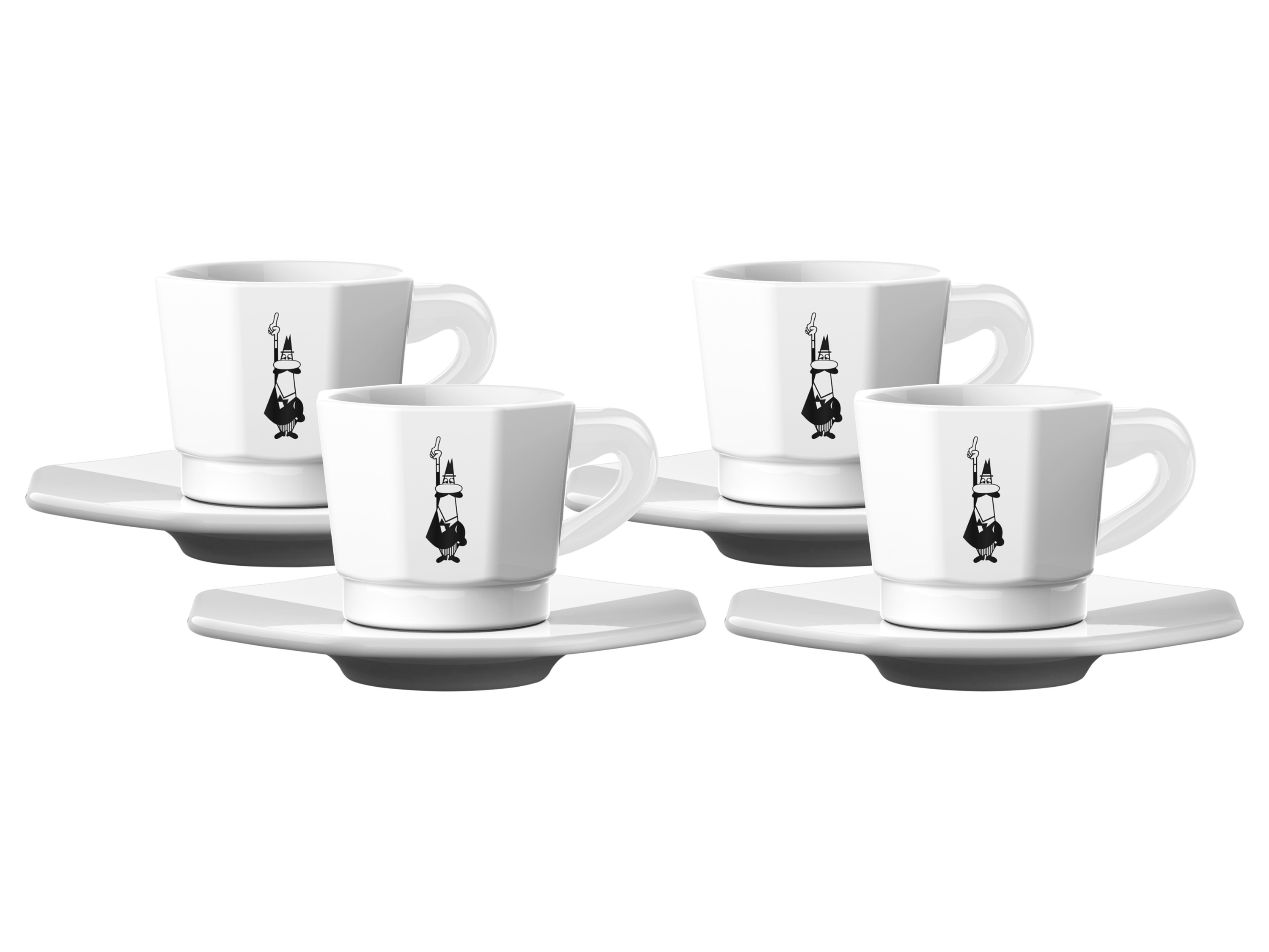 Bialetti Sada šálků na espresso, 8dílná