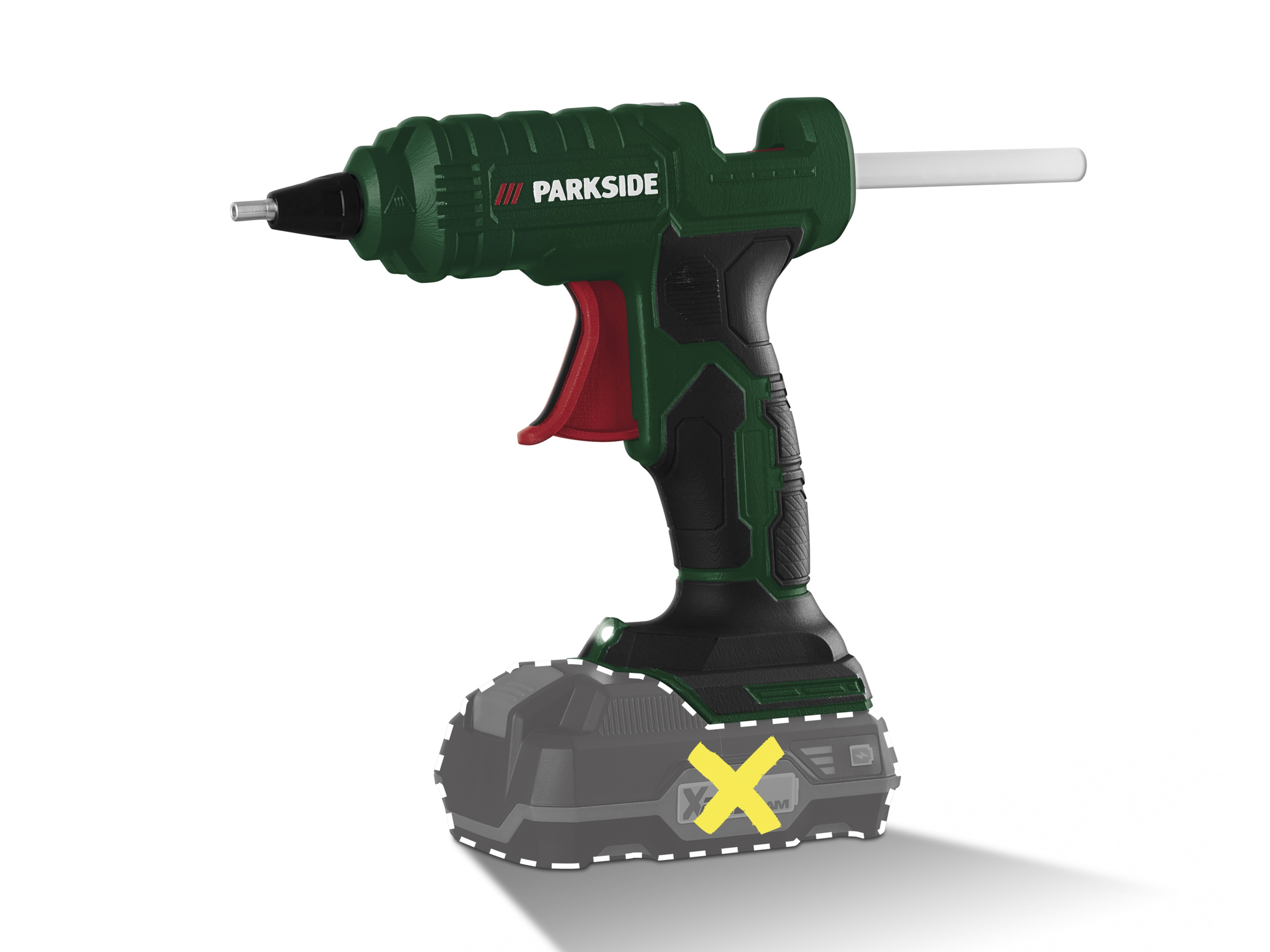 Parkside® Aku pájecí stanice Plsa 20-Li C3 / Aku tavná lepicí pistole Phpa 20-Li A1 – bez akumulátoru a nabíječky (tavná lepicí pistole)