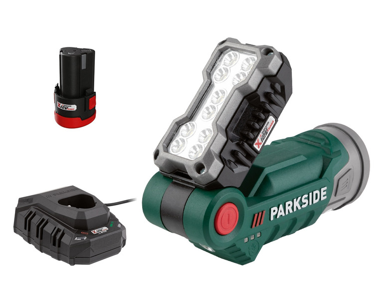  Zobrazit na celou obrazovku PARKSIDE® Aku pracovní LED světlo PLLA 12 B2, 2 Ah - Obrázek 1