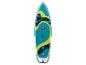 Nafukovací paddleboard F2, modrozelený design.