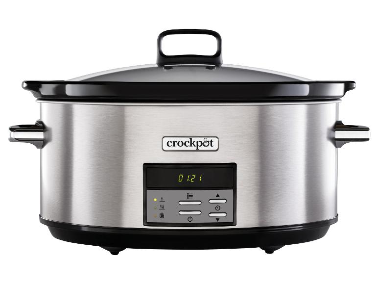 Pomalý hrnec Crock-Pot s digitálním časovačem a ovládacím panelem