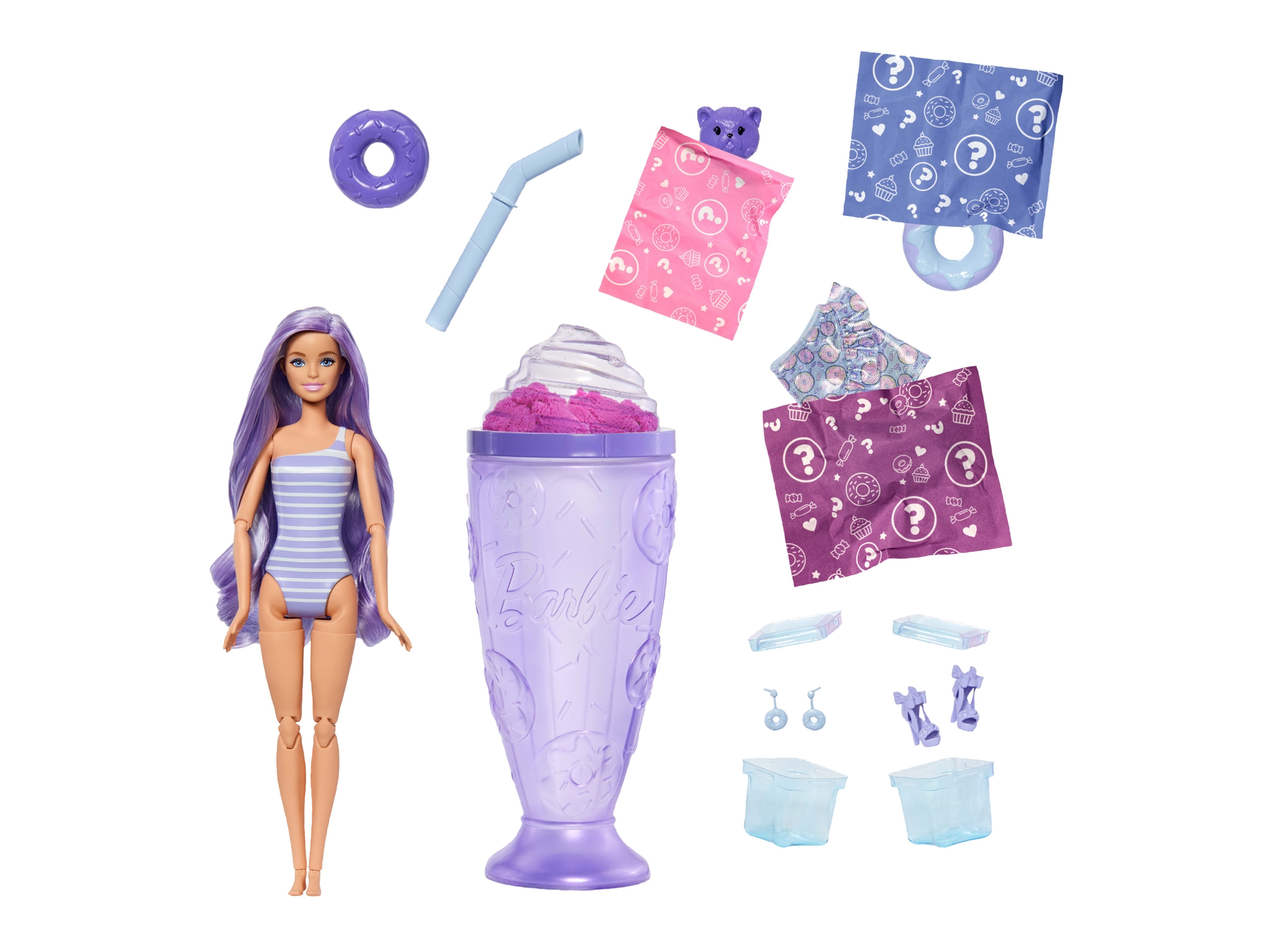 Barbie Pop! Reveal Panenka (Fialová panenka)