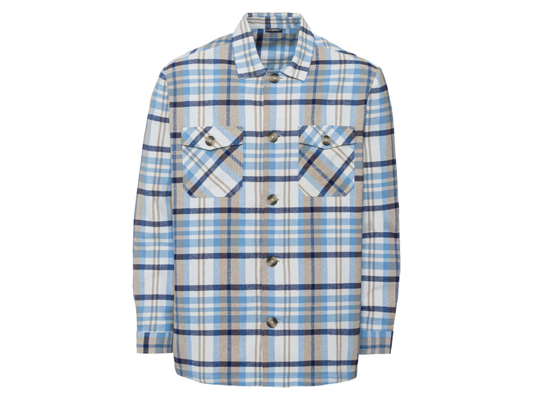  Zobrazit na celou obrazovku LIVERGY® Pánský flanelový overshirt - Obrázek 6