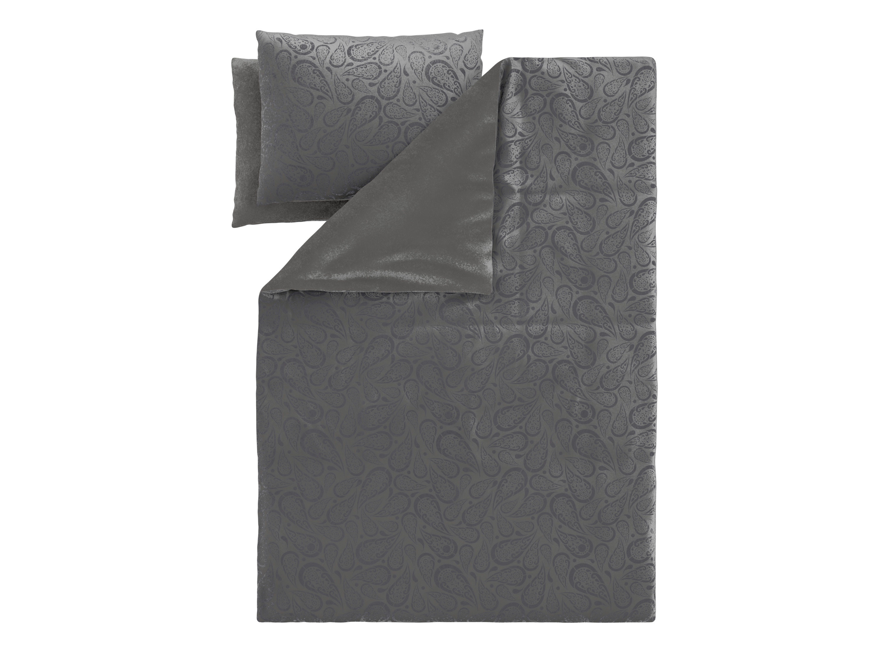 Livarno® Plyšové ložní povlečení, 200 x 220 cm, 70 x 90 cm (šedá)