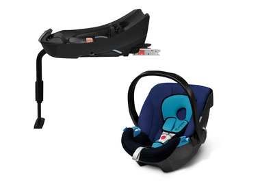 CYBEX SILVER Dětská autosedačka Aton Blue Moon 2018, sk. 0+, až 13 kg se základnou CYBEX Aton Base-Fix SL 2018