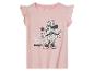 Růžové tričko s volánky s Minnie Mouse, nápis "You are magic".