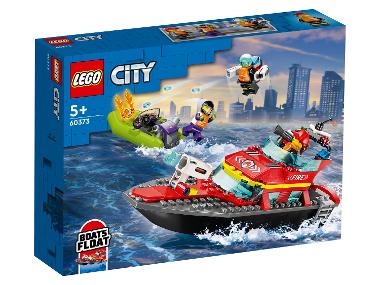 LEGO® CITY 60373 Hasičská záchranná loď a člun