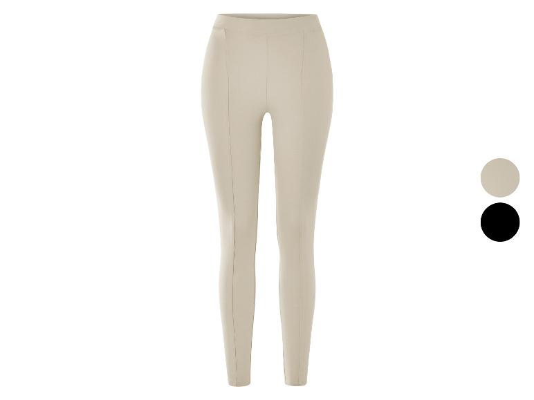 Béžové skinny kalhoty pro ženy.