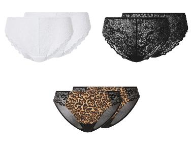 esmara® Dámské kalhotky s krajkou, 2 kusy