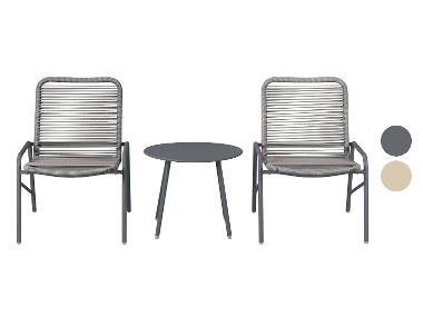 LIVARNO® Sada zahradního nábytku, 3dílná