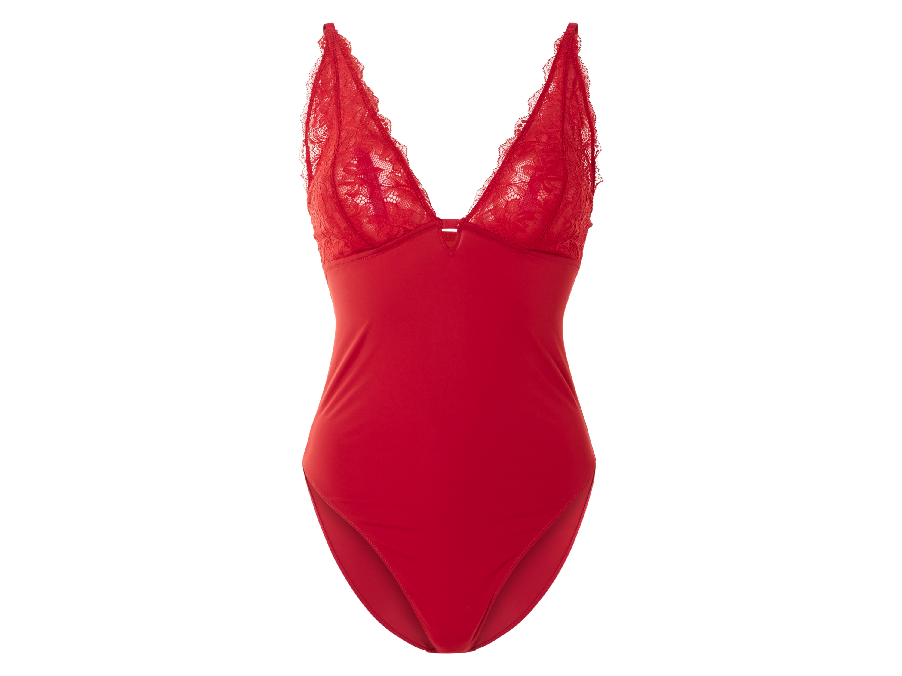 esmara® Dámské body s krajkou (S(36/38), červená)