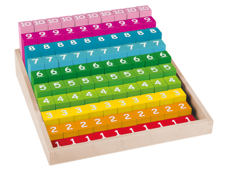  Zobrazit na celou obrazovku Playtive Dřevěná výuková hra Montessori, velká - Obrázek 3