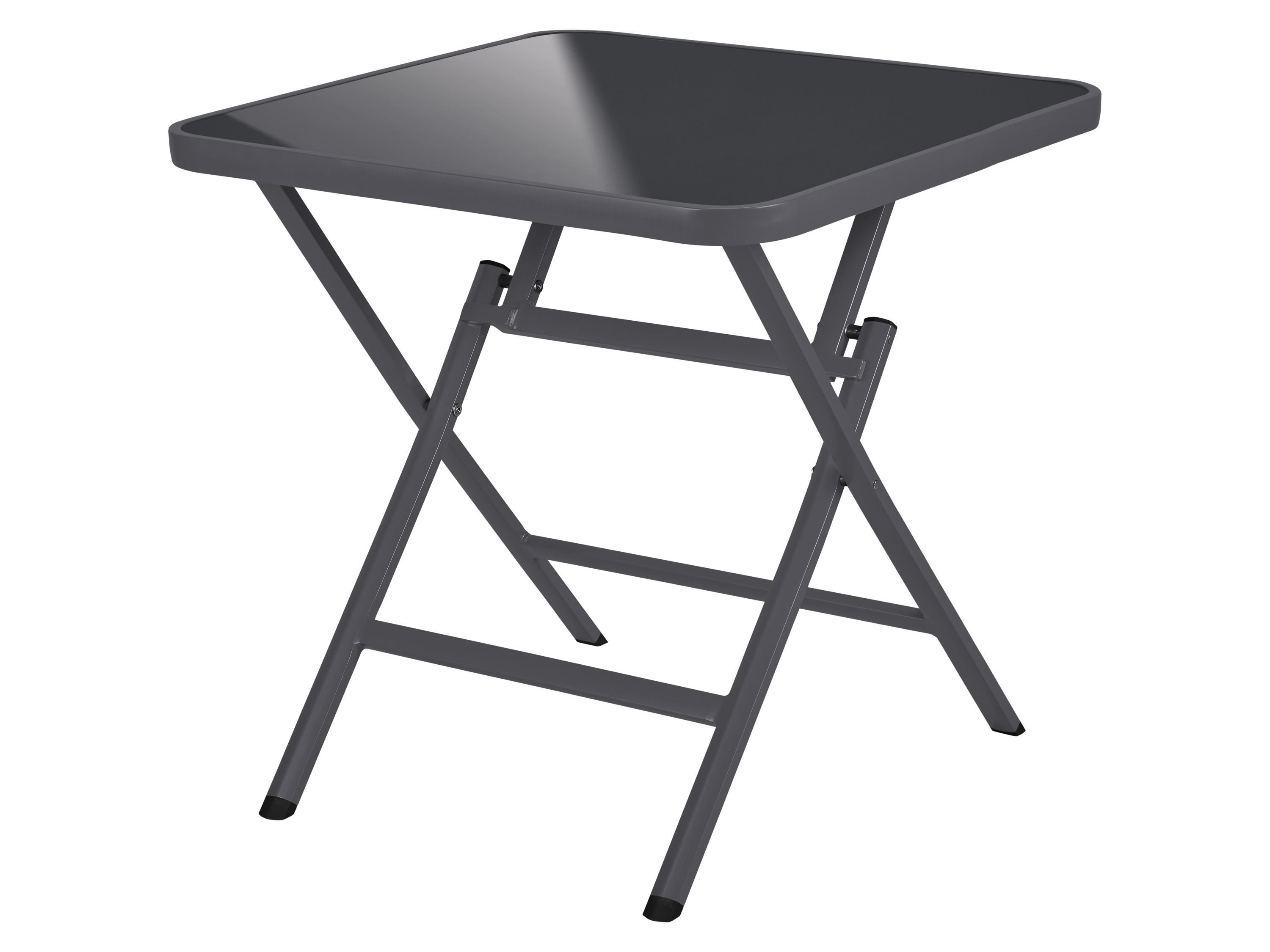 Livarno® Hliníkový skládací stůl Houston/Toronto, šedá