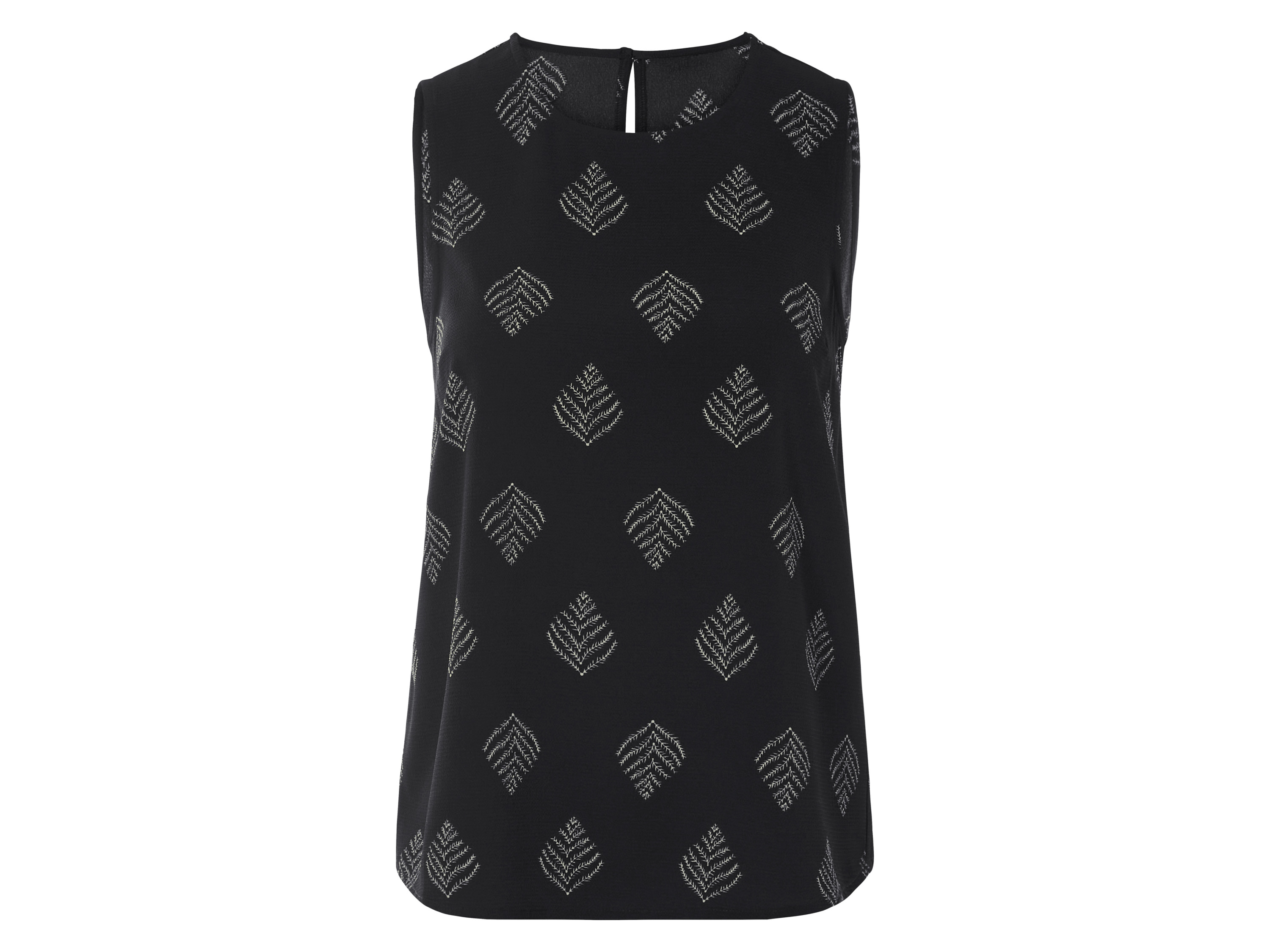 esmara® Dámský blůzový top (černá, 38)