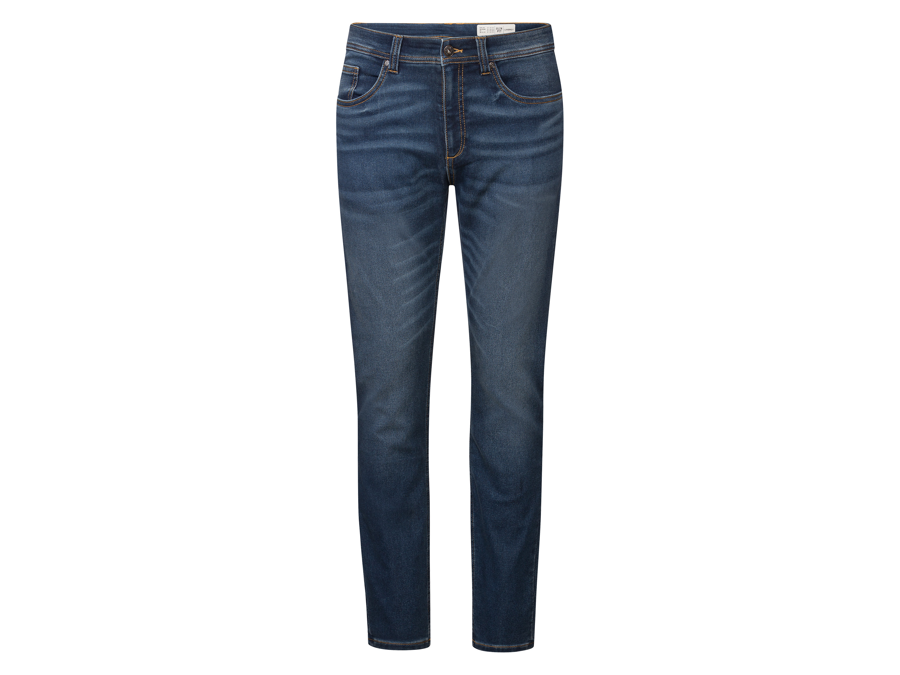 Livergy® Pánské džíny "Slim Fit" (54, tmavě modrá)