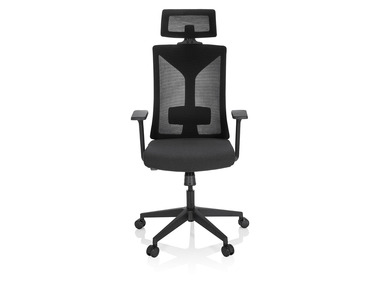 Kancelářská židle / otočná židle »KODIAK«, výškově nastavitelná, černá