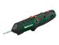 Zelený a černý elektrický šroubovák Parkside.