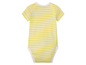 Žluté pruhované body s krátkým rukávem