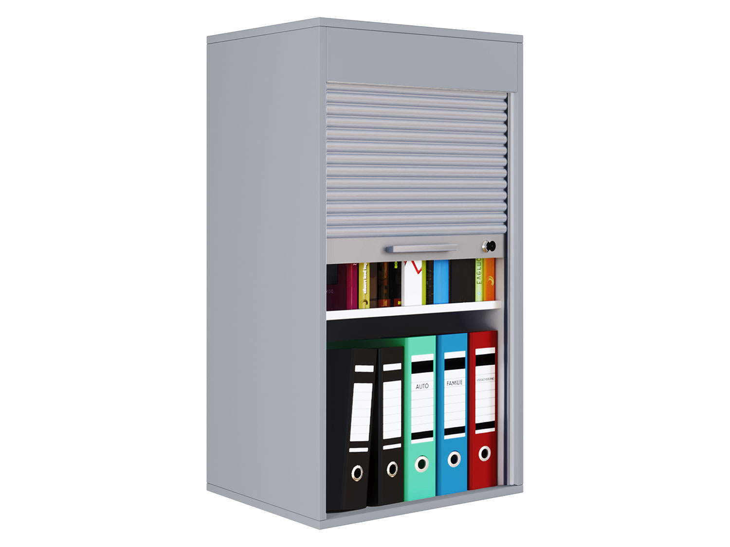 VCM Uzamykatelná skříňka (šedá)