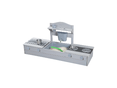 roba Balkonové pískoviště s bahenní kuchyňkou, 2v1