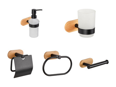 Wenko Koupelnová sada Orea Bamboo Turbo-Loc®