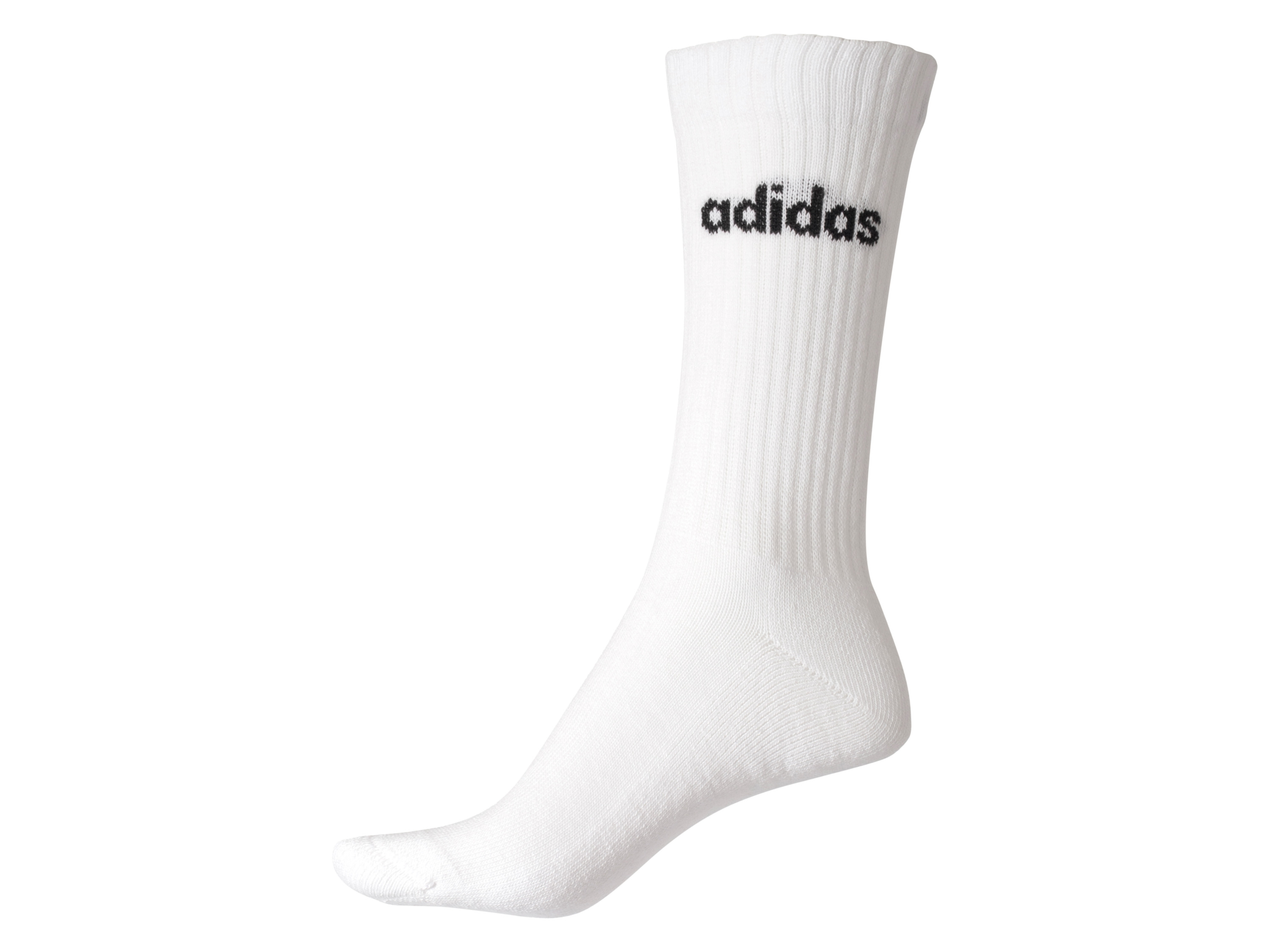 Adidas Sportovní ponožky Crew, 3 ks. (bílá, 43-45)