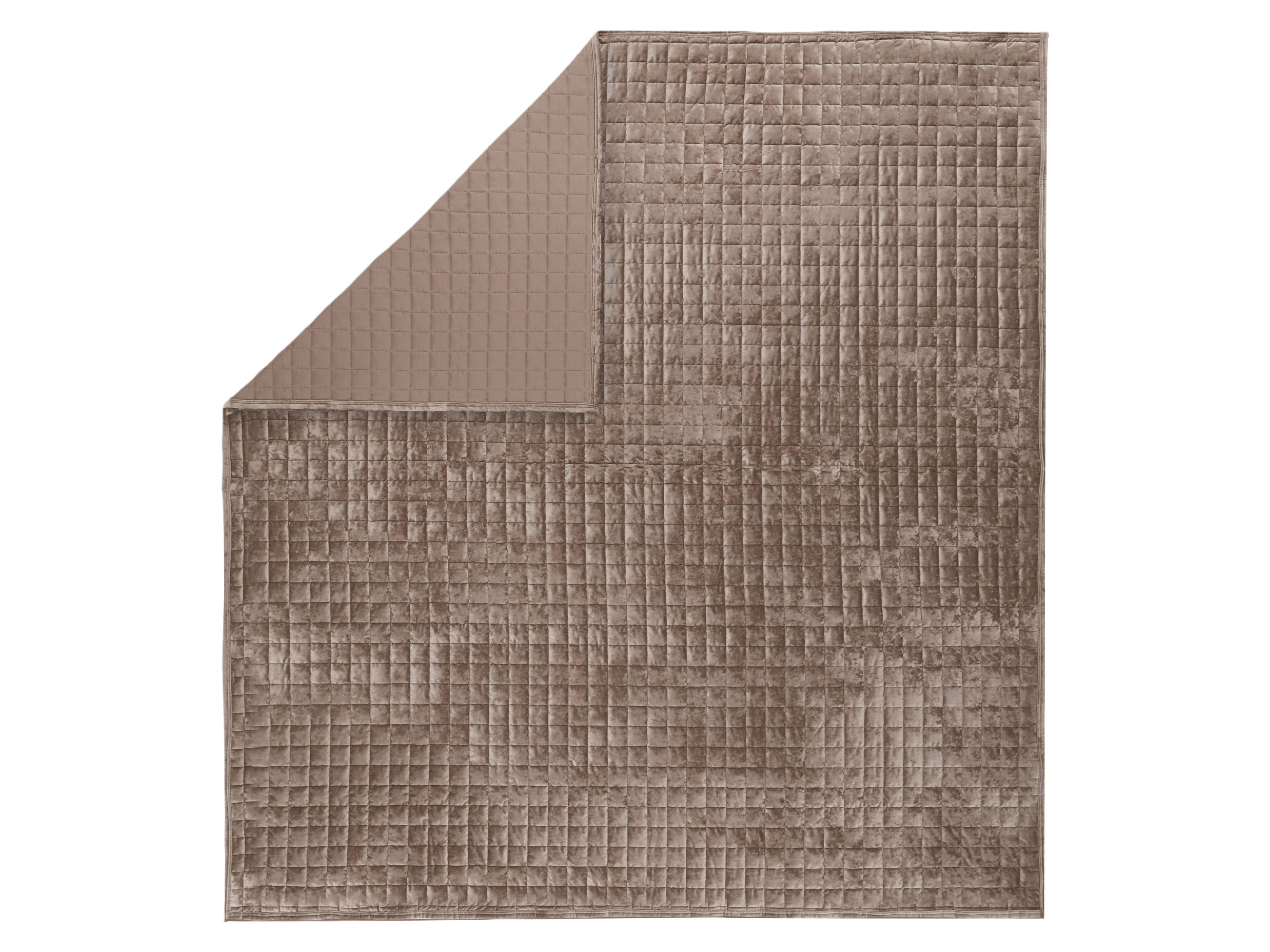 Livarno® Přehoz na postel, 220 x 240 cm (hnědá)