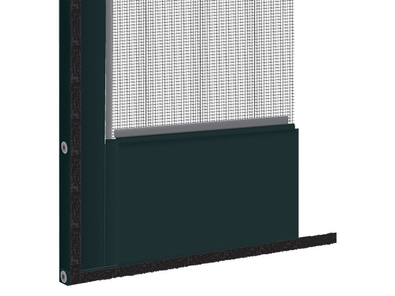  Zobrazit na celou obrazovku LIVARNO® Hliníkový dveřní rám se síťkou proti hmyzu + Sada upínacích adaptérů pro síť proti hmyzu do dveří, 3dílná, antracitová - Obrázek 6
