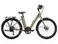 Šedý elektrický bicykl s pneumatikami Schwalbe.