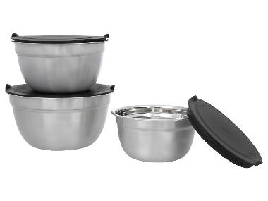 SILVERCREST® Sada nerezových misek, 3dílná